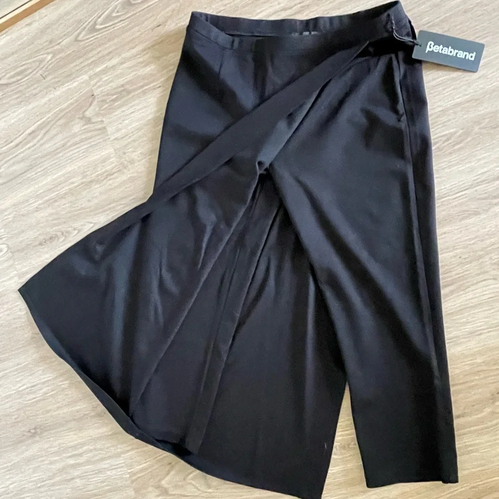 Betabrand Asymmetrical Black Skirt - Picture 1 of 5
